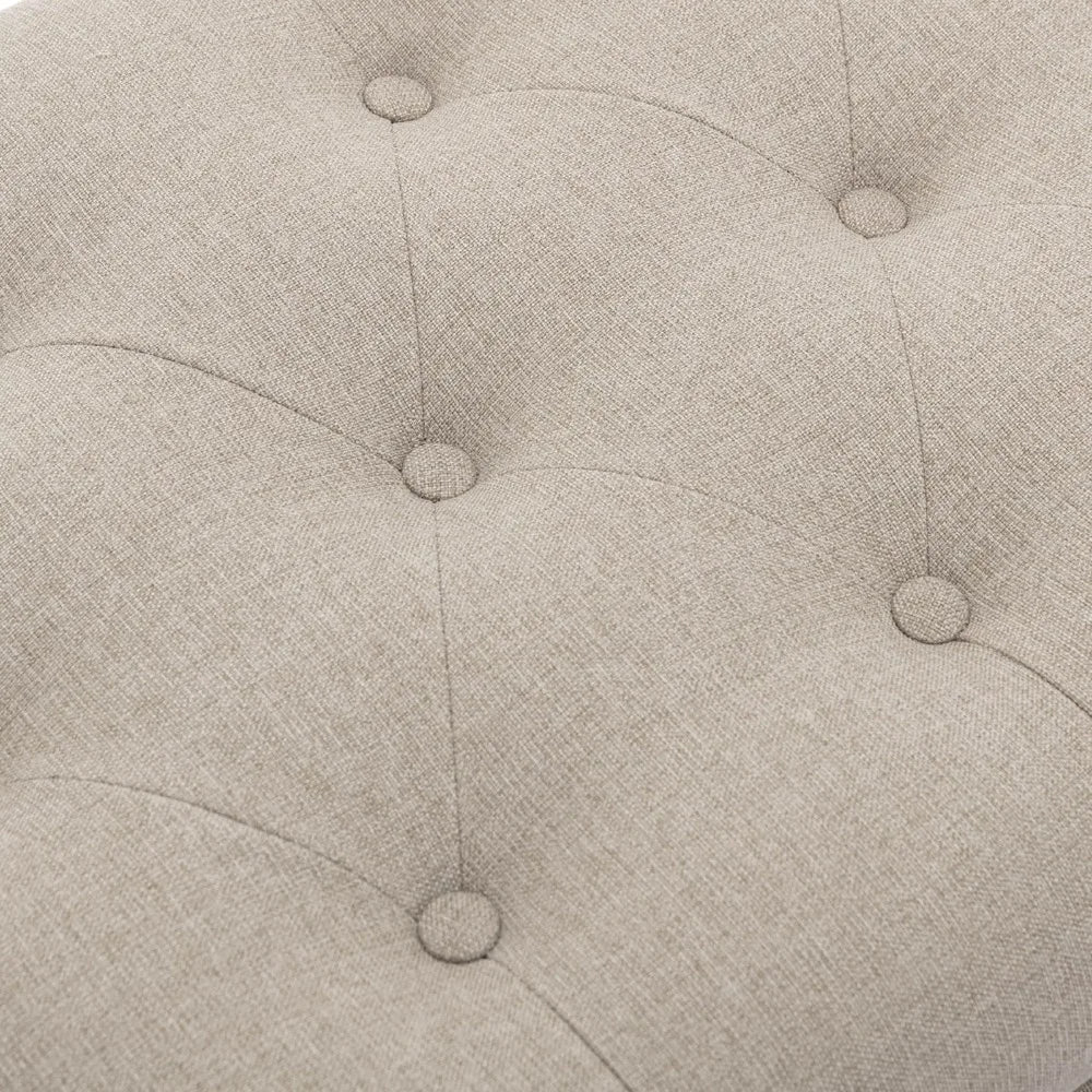 Long Upholstered Storage Bench, End of Bed Storage Bench For Bedroom, Brown 58.1"