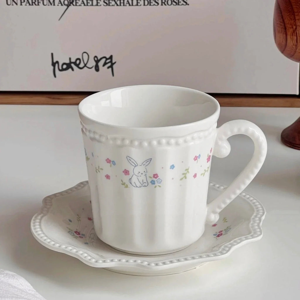 Fashion Floral Print Porcelain Bowl Cute 5Inches/7Inches