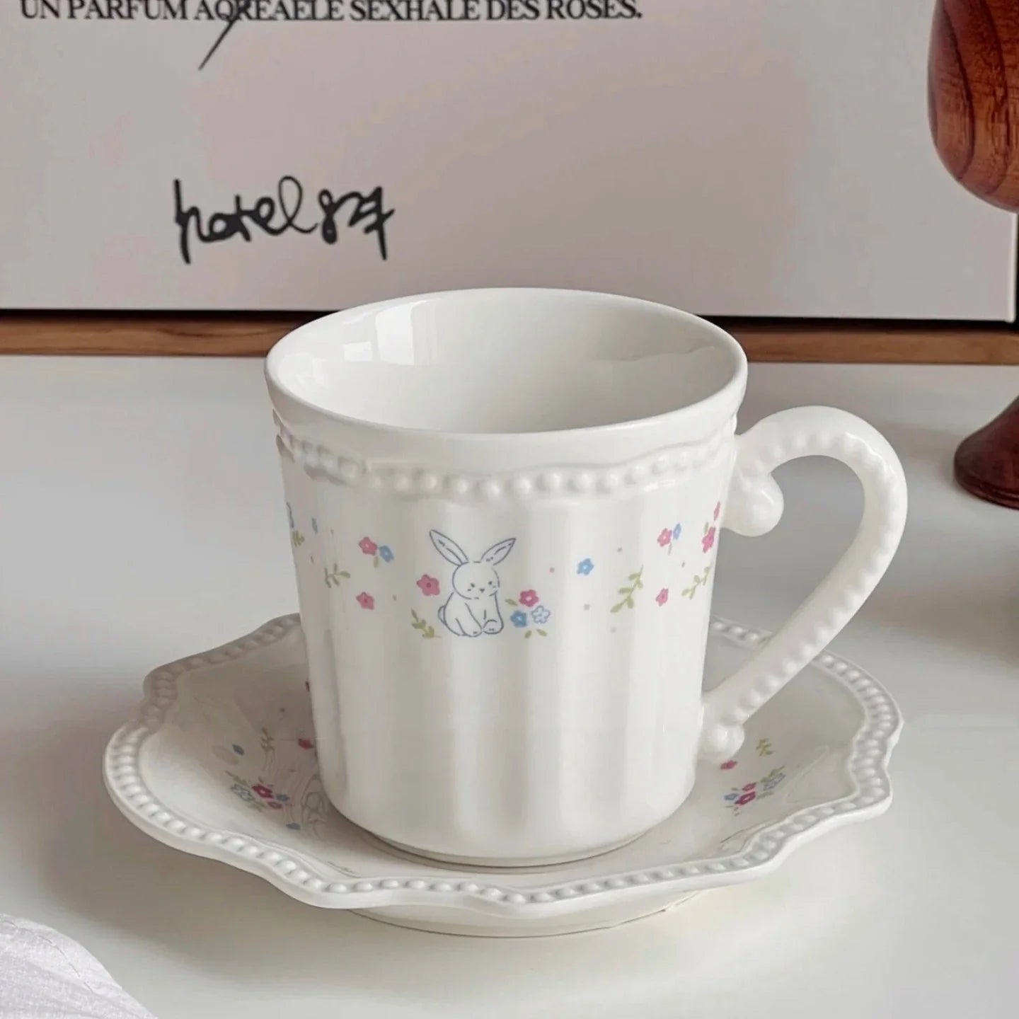 Fashion Floral Print Porcelain Bowl Cute 5Inches/7Inches