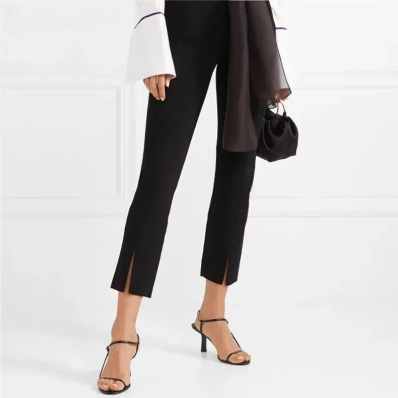 Thin Strap French Sandals With a Single Buckle Strap for Women, Slim Heels and Open-Toed High Heels