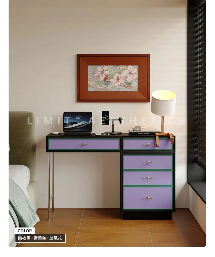 Vanity Bedroom Table Cosmetics Garden Desk Storage Dressing Table Chair Jewelry Living Room Home Furniture