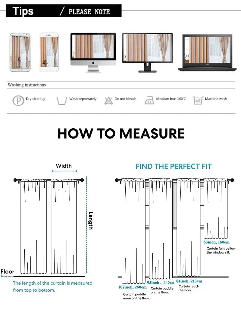 Pink Short Plaid Sheer Tulle Curtains lWindow Screens Voile Drapes Home Decor