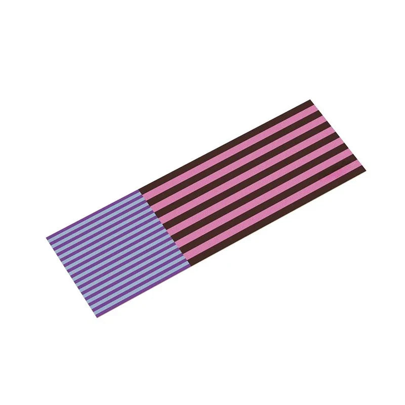 Kitchen Carpet PVC Waterproof and Oil-proof Carpet Easy To Clean Cushioning Rugs Artistic Striped Decorative Carpet Mats