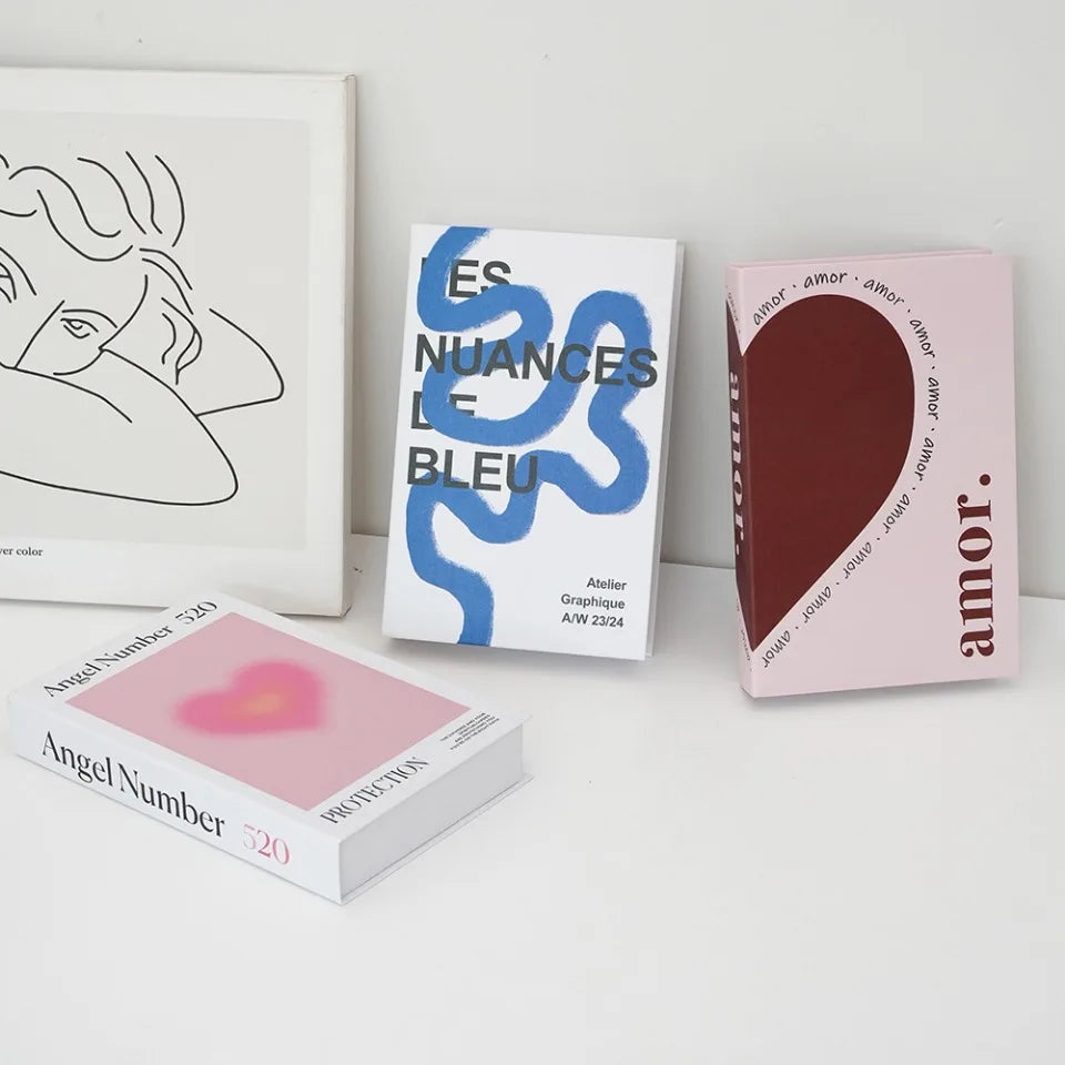 Fashion Series Fake Book Decoration Coffee Table Decoration Living Room Fashion Prop Books Home Decoration Model Room Home Decor