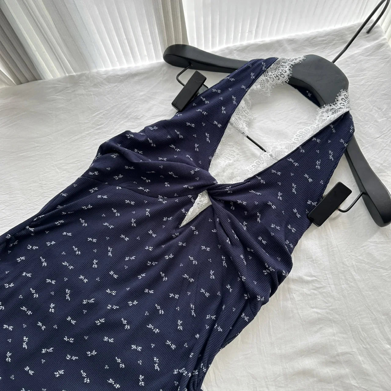 Women Stylish Maxi Trumpet Mermaid Halter Dress Backless One-Piece Dress