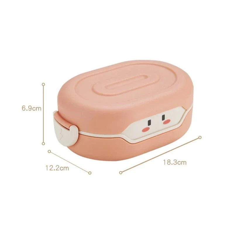 Bento Lunch Box for Kids Kawaii Cartoon Students Sandwich Snack Food Box Fruit Container Portable Picnic Fresh Box