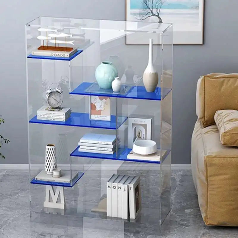 Multifunctional Bookcase Storage Shelves Modern Bookshelf Book Rack