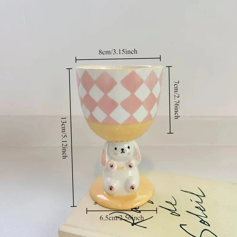 Ceramic Cup 3D Fun Cute Afternoon Tea Ice Cream Dessert Plate