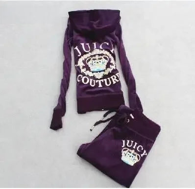 Slimming Casual Velvet Two-Piece Set Yoga Wear