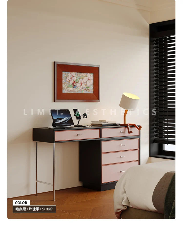 Vanity Bedroom Table Cosmetics Garden Desk Storage Dressing Table Chair Jewelry Living Room Home Furniture