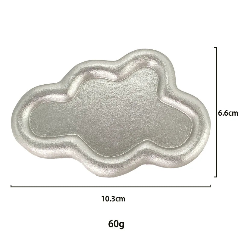 Creative Resin Trays Home Decor Jewelry Dish Heart Cloud Shape Storage Plate Organizer