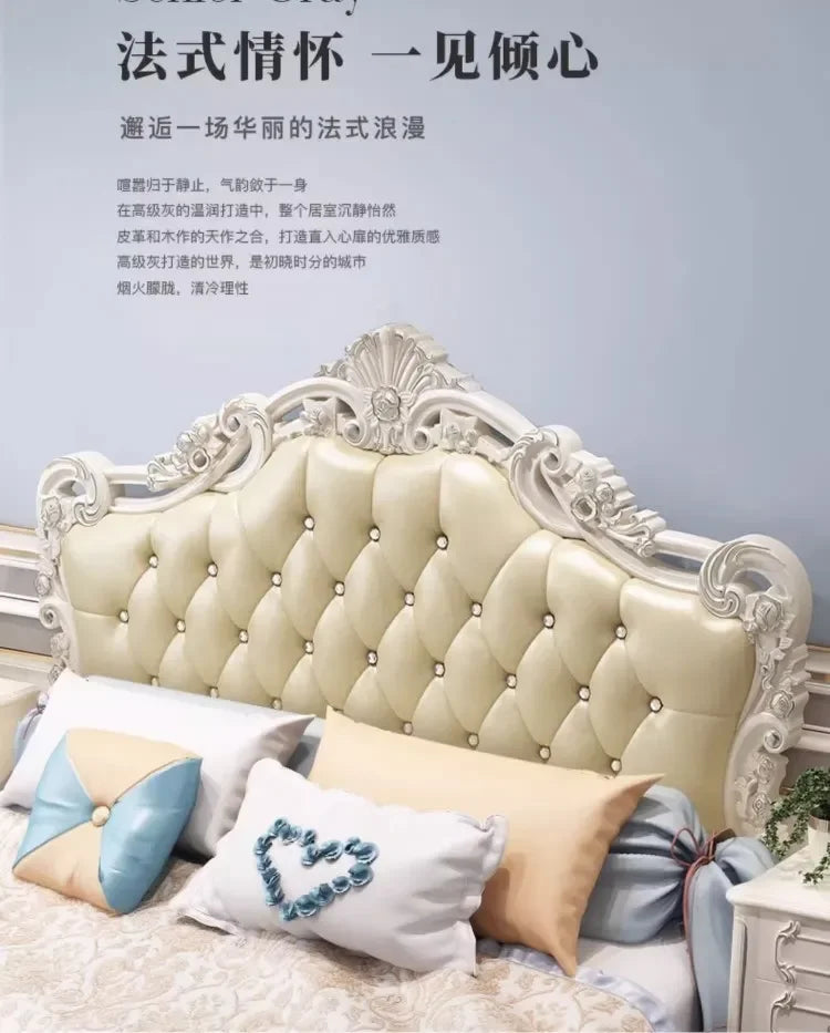 Luxury Frame Double Bed Furniture Sets