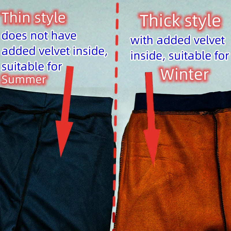 Thin & Thick Warm Winter Pencil Pants Womens Snow Plush Strench Lady OL SkinnyTrousers Femal Thichen Slim  Clothing Leggings