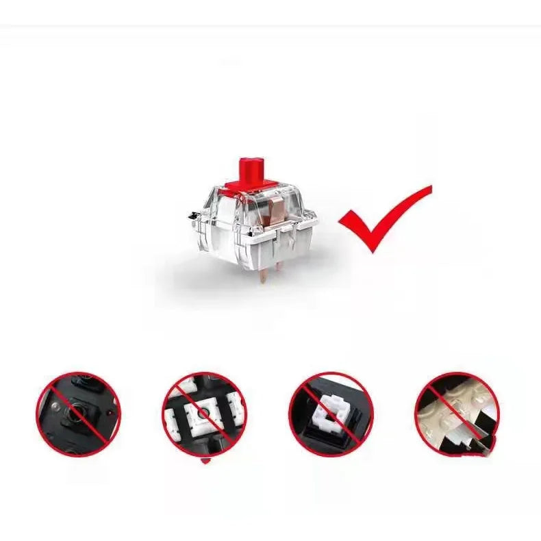 PBT Bow Cute Keycap for Cherry Cross Axis Mechanical Keyboard OEM Personalized Keycap R4 Additional 3D Keycap