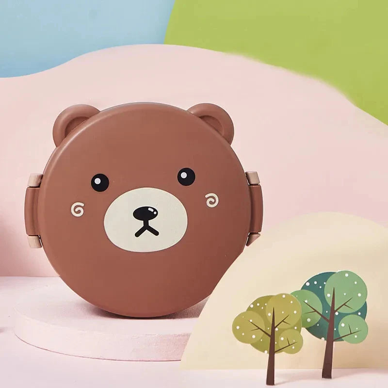 Bento Lunch Box for Kids Kawaii Cartoon Students Sandwich Snack Food Box Fruit Container Portable Picnic Fresh Box