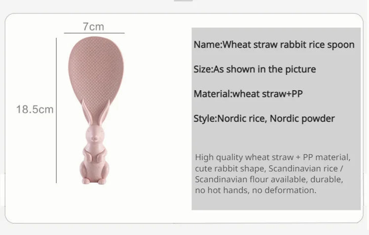 Rabbit Stand Up Spoon/Spatula, Non-Stick