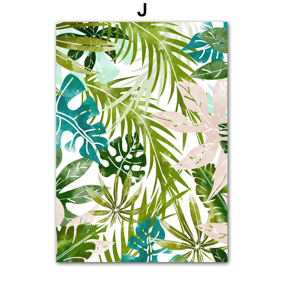 Garden Lemon Fruit Flower Plants Abstract Illustration Poster And Prints Wall Art Canvas Painting Pictures For Decor