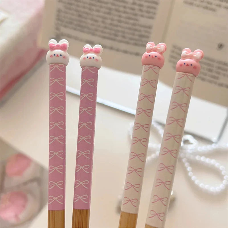 Kawaii Cute Bunny Wooden Style Chopsticks