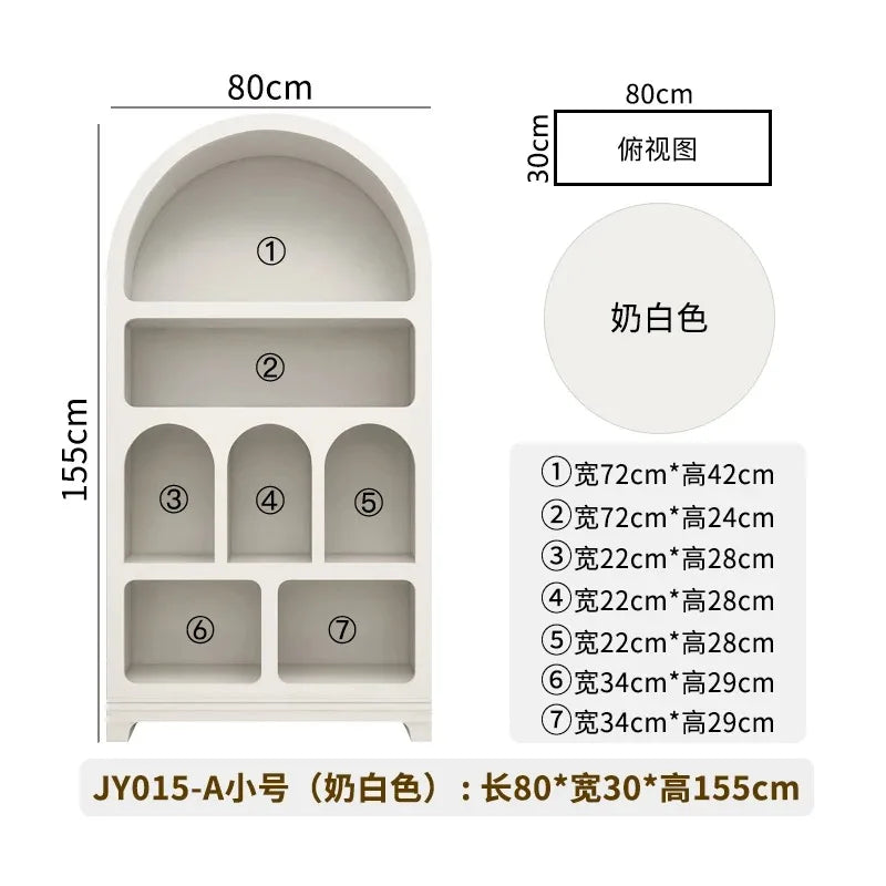 Lattice Arched Cabinets, Display Cases