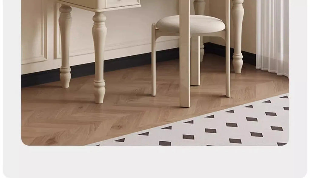 Luxury Modern Organizer Dresser Vanity Mirror Makeup Desk Dressing Table Storage