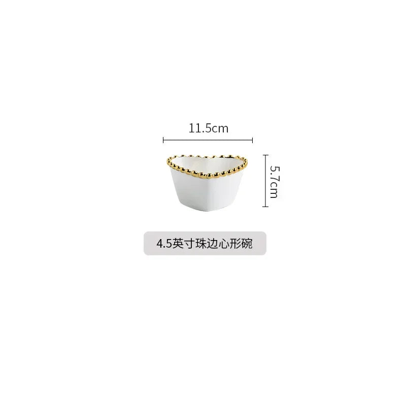 Luxury Love Plate Ceramic Plate