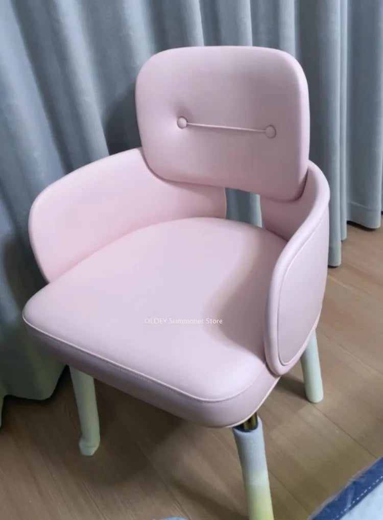 Pink Velvet Relaxing Chair Arm Single Furniture