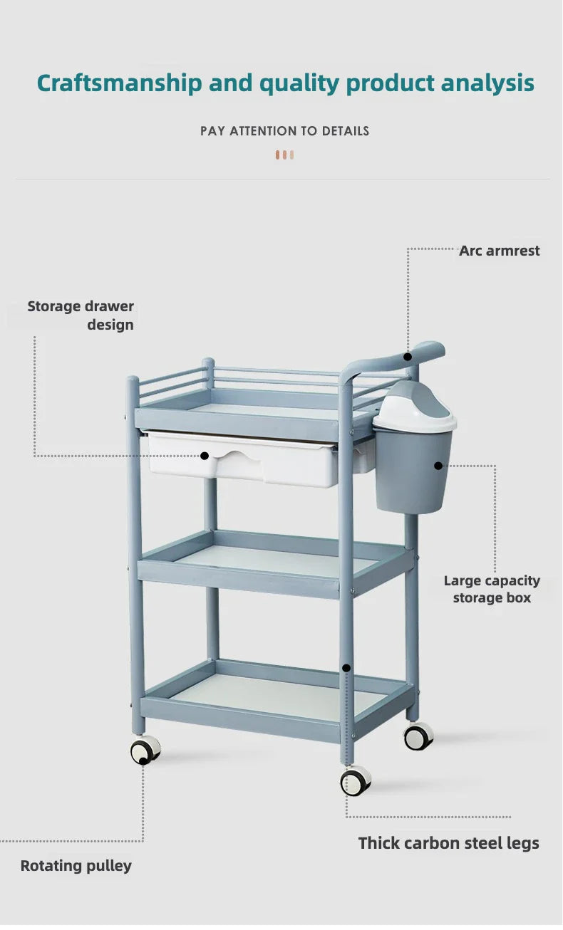 Luxury Salon Equipment Furniture Pink Gold Massage Table Set Modern Lay Down Eyelash Facial Bed