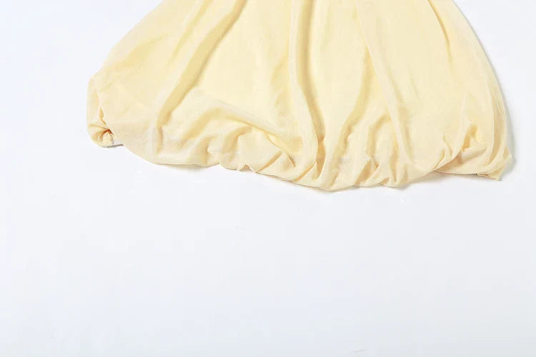 Ruched 2-Piece Set Women Halter Backless Elegant Tank Tops+Waist Skirts Solid Sexy Summer Matching Suits