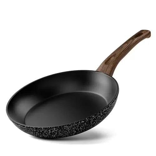 Nonstick Frying Pan 9.5in Pink PTFE PFOA-Free Omelet Skillet for Kitchen Toxin-Free