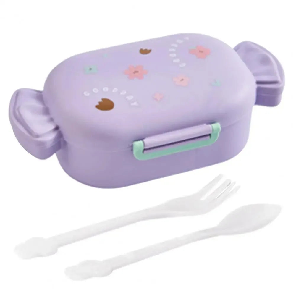 Bento Lunch Box for Kids Kawaii Cartoon Students Sandwich Snack Food Box Fruit Container Portable Picnic Fresh Box