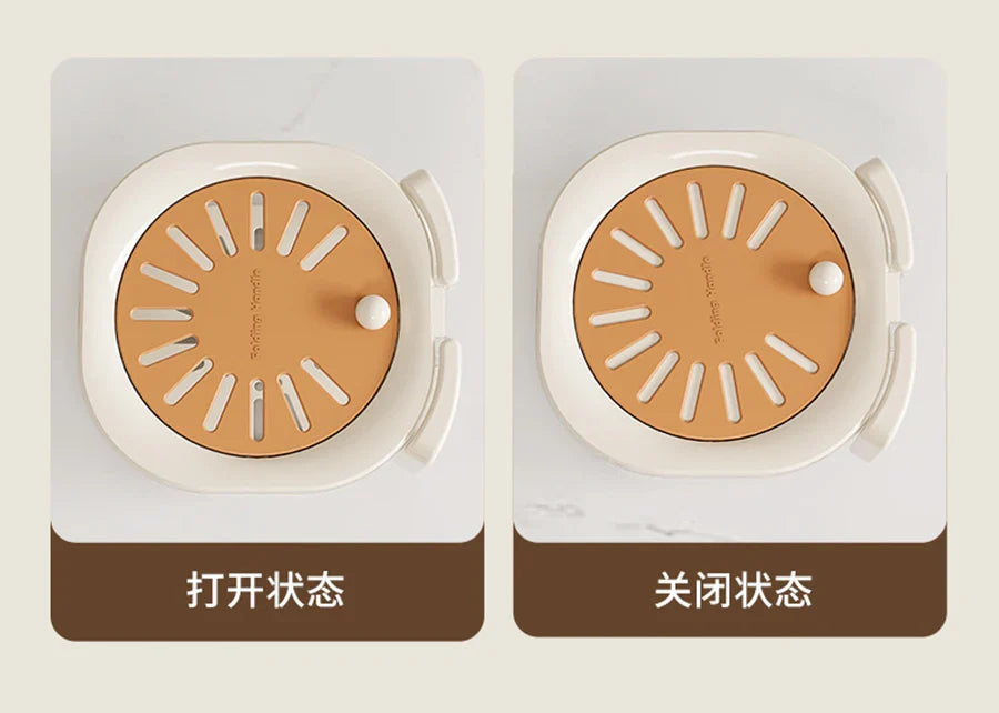 Fruit Washing Strainer Bowl 2 in 1 Kitchen Sink Drain Basket Vegetable Fruit Multifunctional With Lid Drainer Tool Bowl