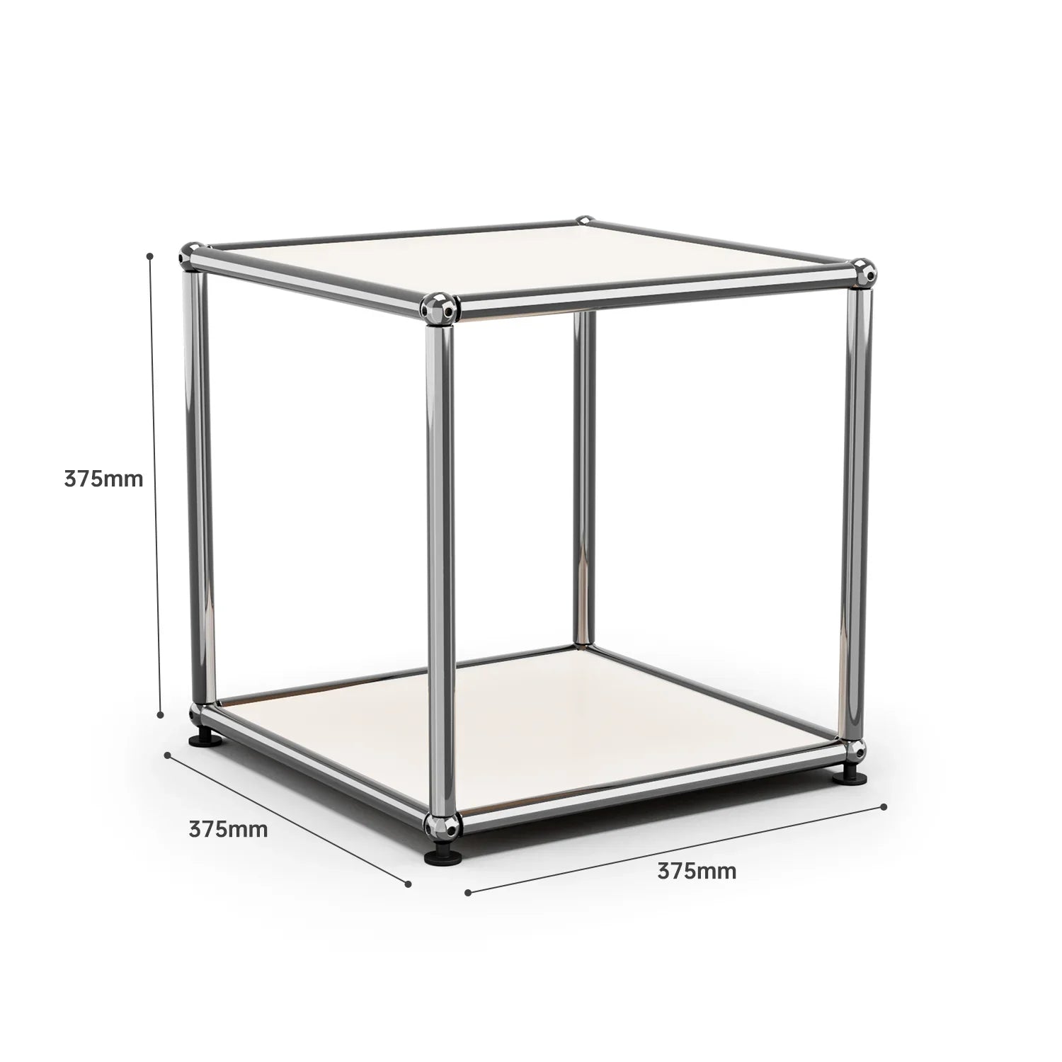 Modular Combination Storage Cabinet Middle Multi-function Haller Stainless Steel Structure with Door Furniture