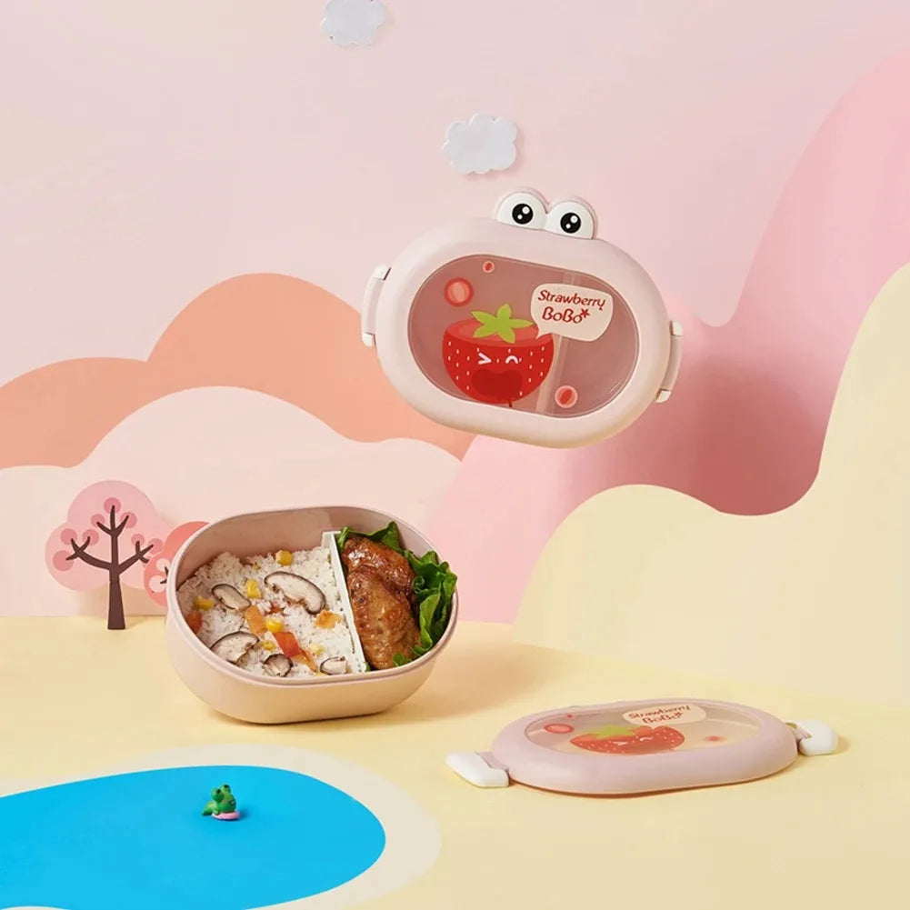 Bento Lunch Box for Kids Kawaii Cartoon Students Sandwich Snack Food Box Fruit Container Portable Picnic Fresh Box