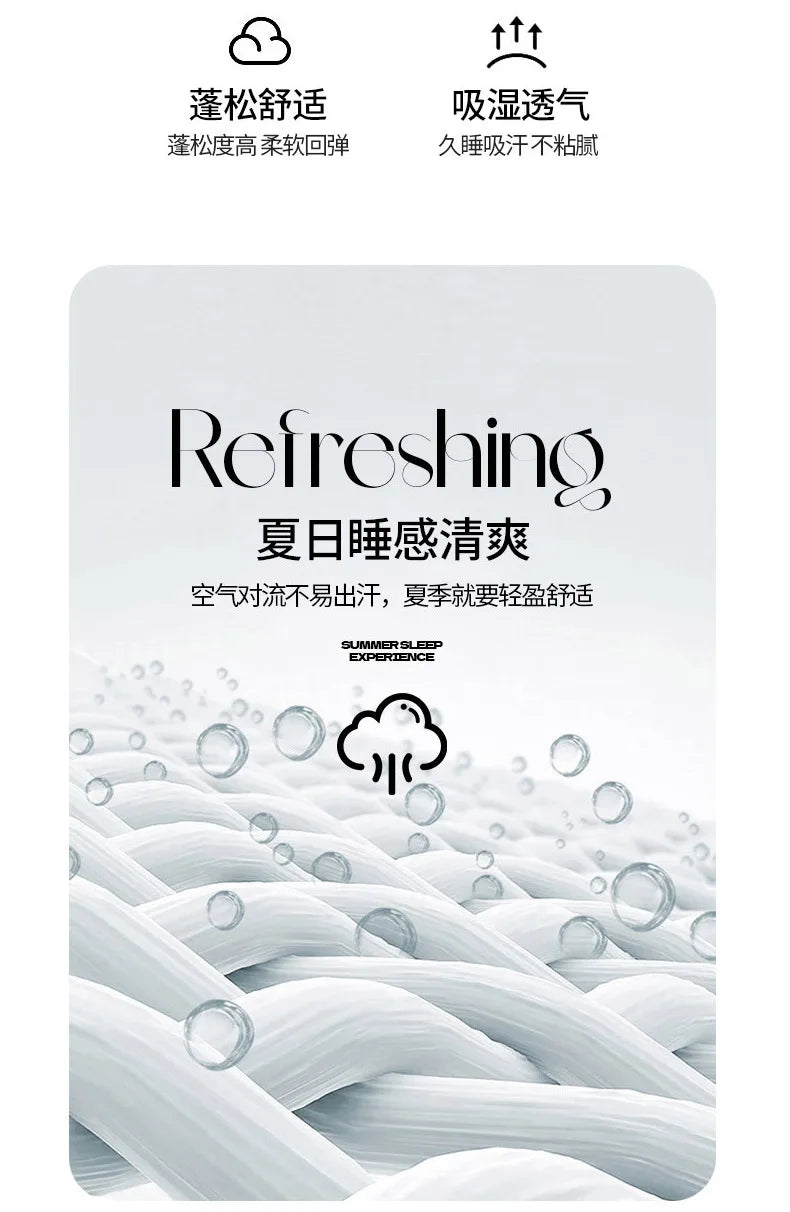 Super Soft Washed Cotton Three-Dimensional Flower Embroidered Summer Quilt Four-Piece Set