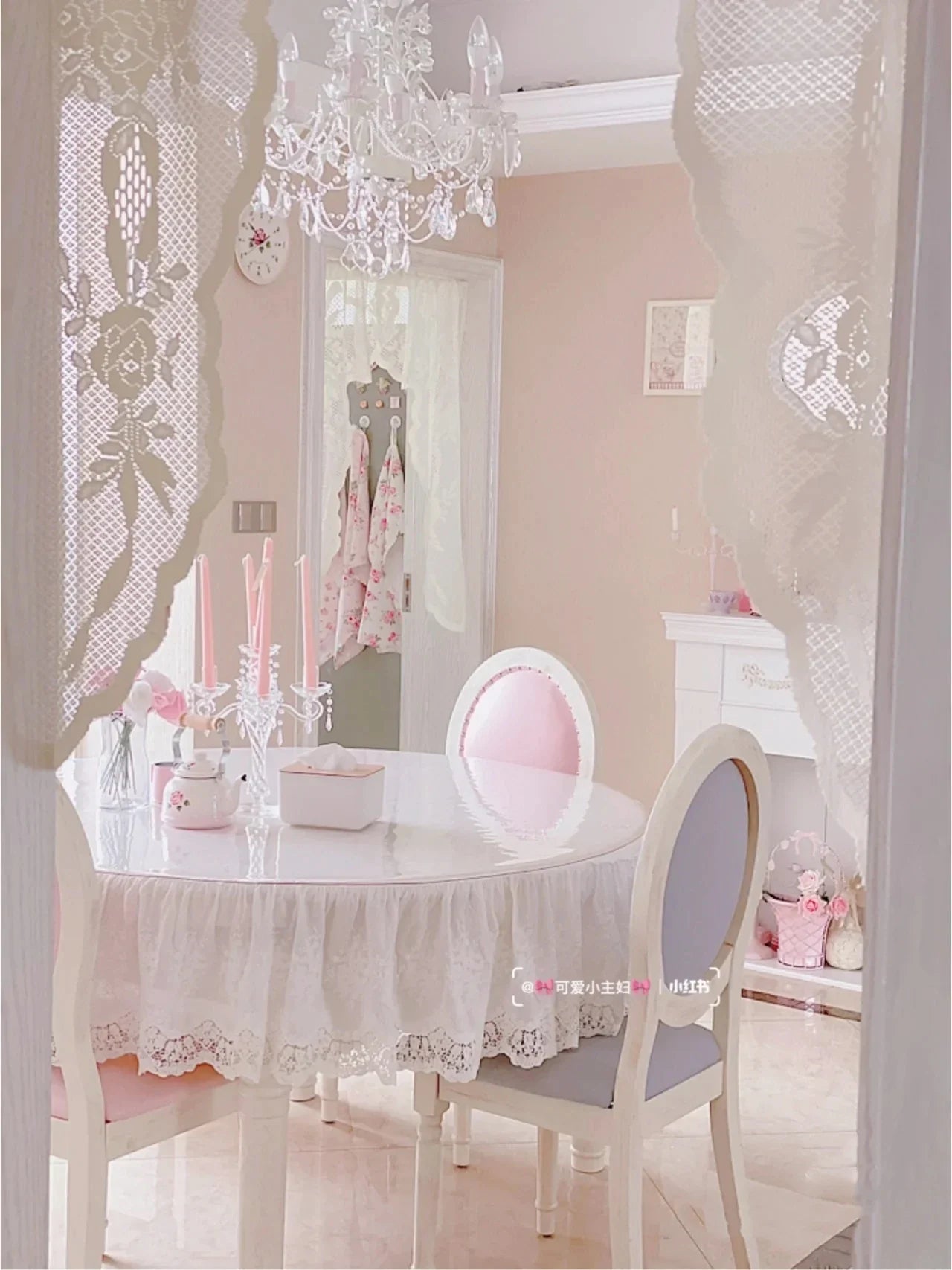 New Bow Curtain Door Hanging Decoration Korean Style String Pendant High Beauty Curtain Partition Door Girls Room Decor