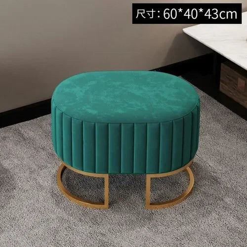 Ottomans Minimalist Shoe Portable Stools Cafe Viila Vanity Stool Home Furniture Portable Stool