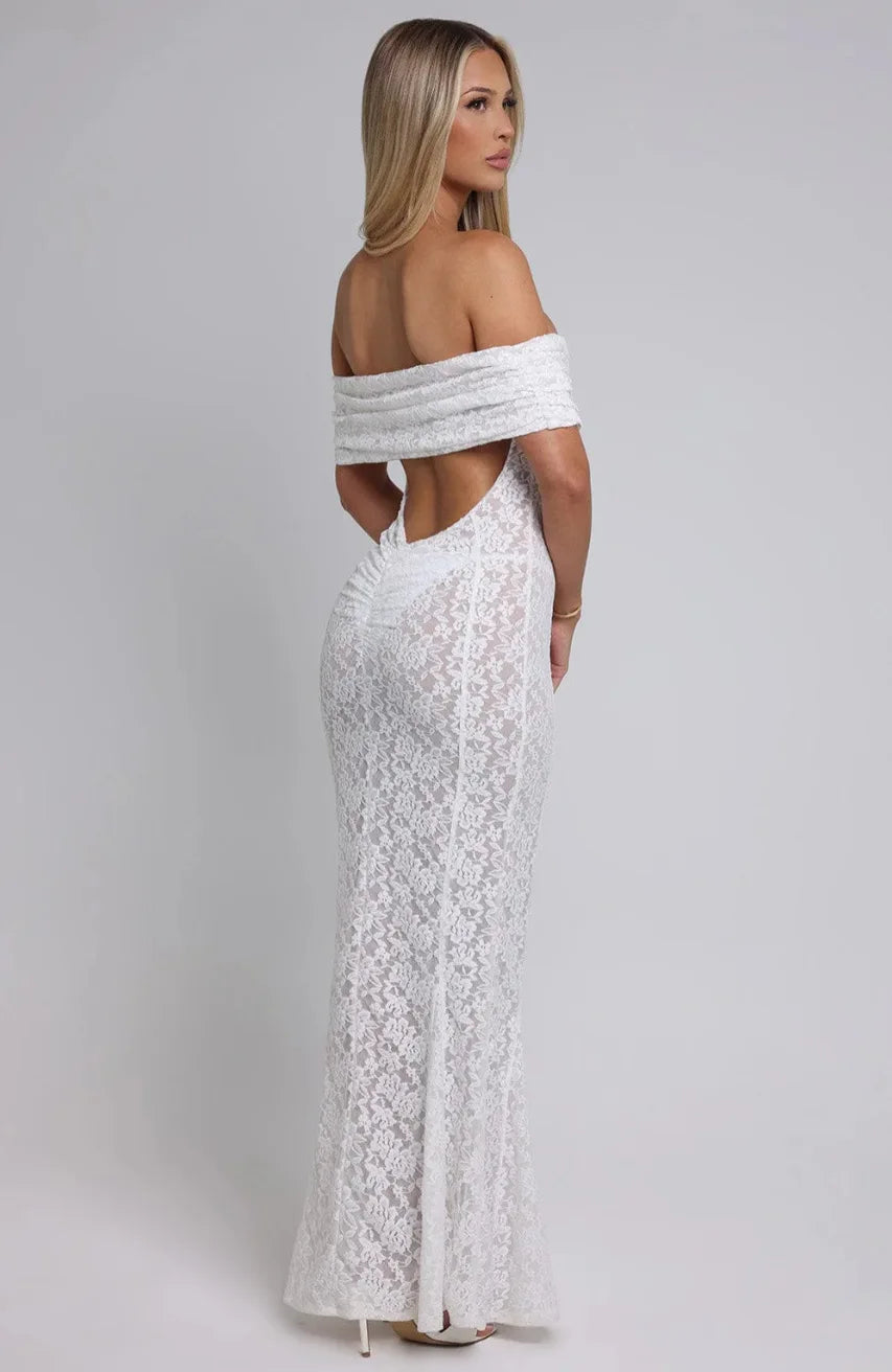 Ruched Jacquard Dress Women 5quare Collar Backless Sleeveless Elegant Gown Chic Long Bodycon