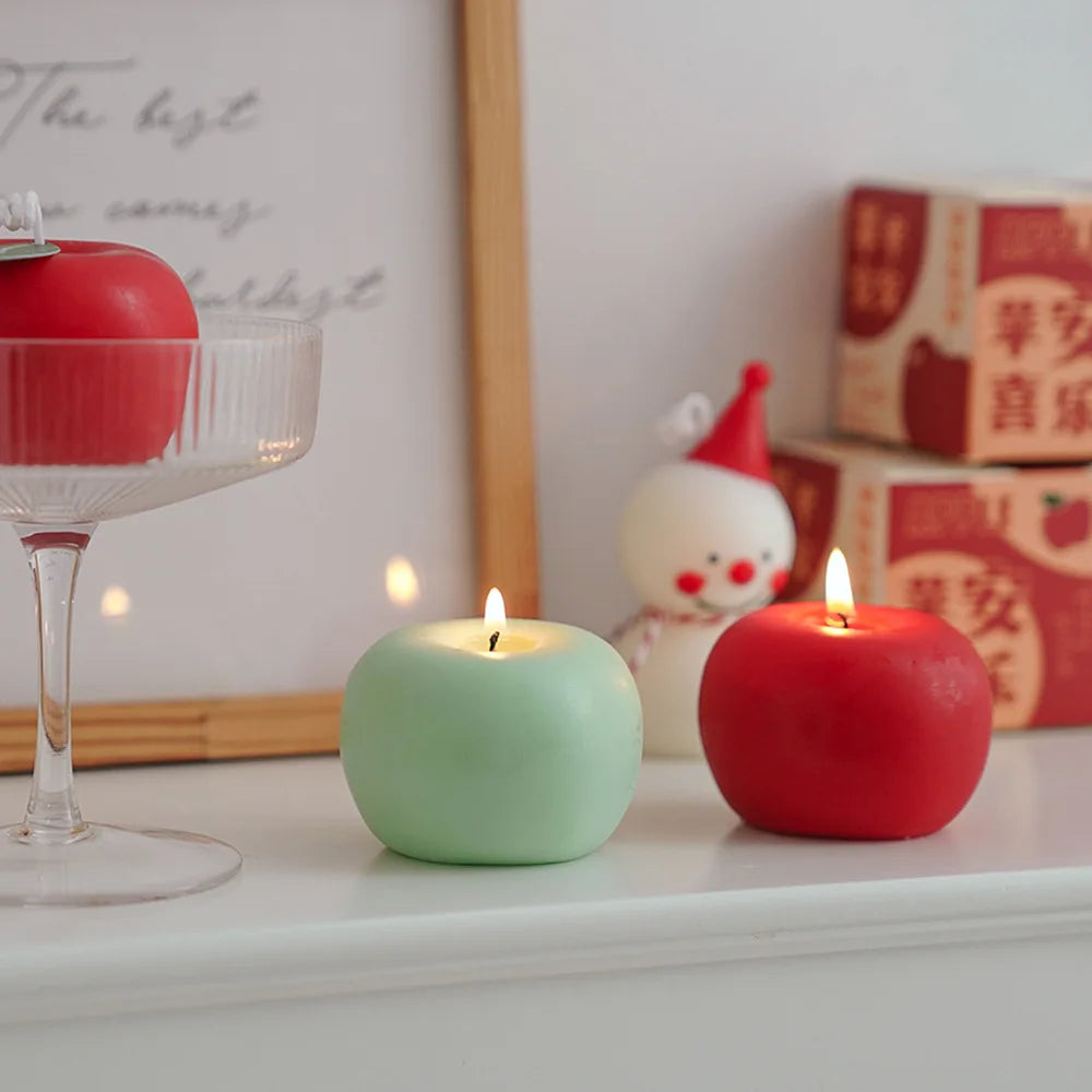 Simulation Design Apple Scented Candles