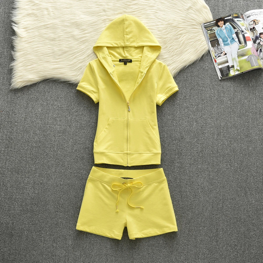 Velour Tracksuit Women Velvet Women's Brand Short Set Sewing Suit Women Tracksuits Hoodies and Shorts Sets Met 2 Piece Set