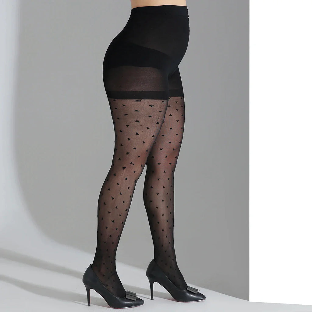 Plus Size Women Sexy summer Breathable High Quality Patterned Fashion Versatile  Elastic New Long Socks