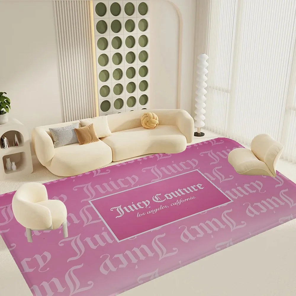 Fashion Juicy Cool Couture Floor Mat Style Soft Bedroom Floor House Laundry Room Mat Anti-skid Bedside Area Rugs