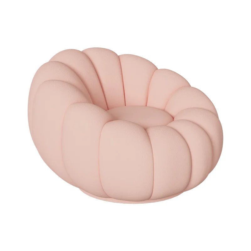 Lamb Fleece Pumpkin Sofa Chair Household Bedroom Lazy Lounge Chair Minimalist Modern Living Room