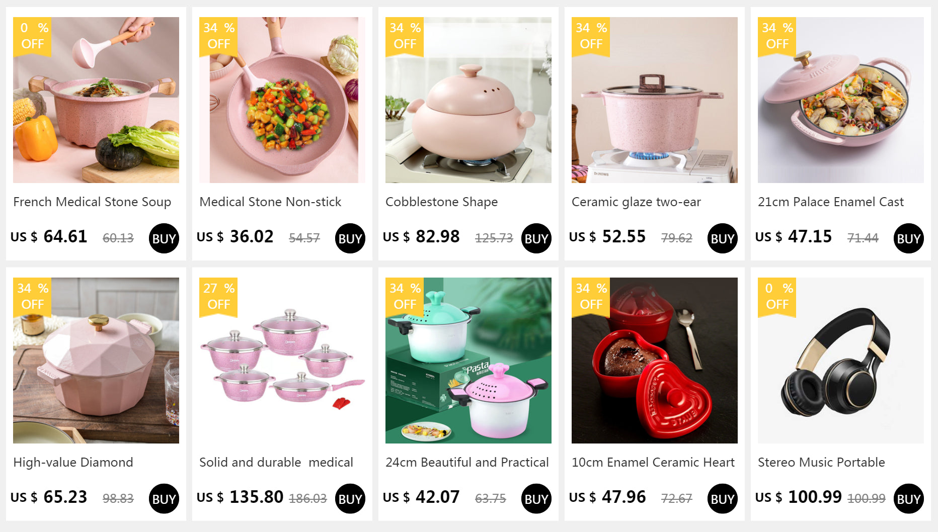 Stone Non-Stick Cooking Pan, Household Saucepan, Induction and Gas Compatible, Healthy Cookware, Stylish Pot