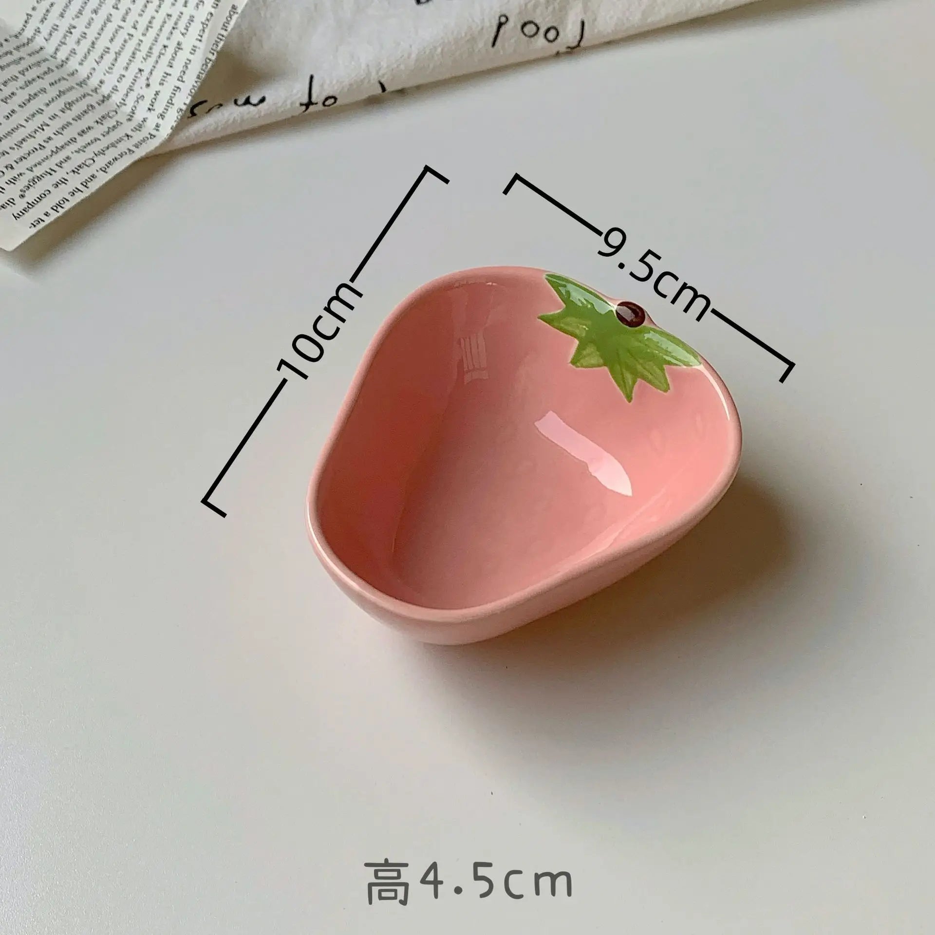Cute Fruit Plate Household Underglaze Small Condiment Dish Ceramic Plate