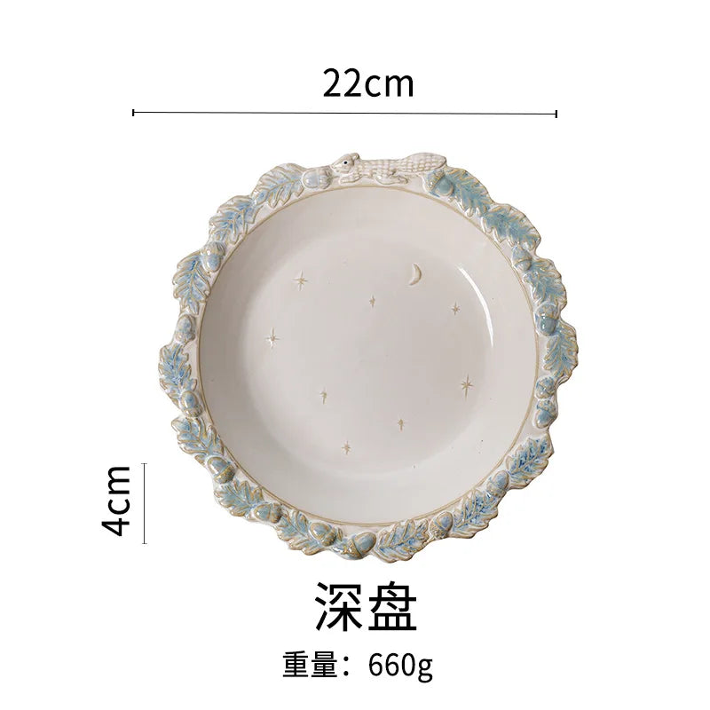 High End Vintage Ceramic Plate