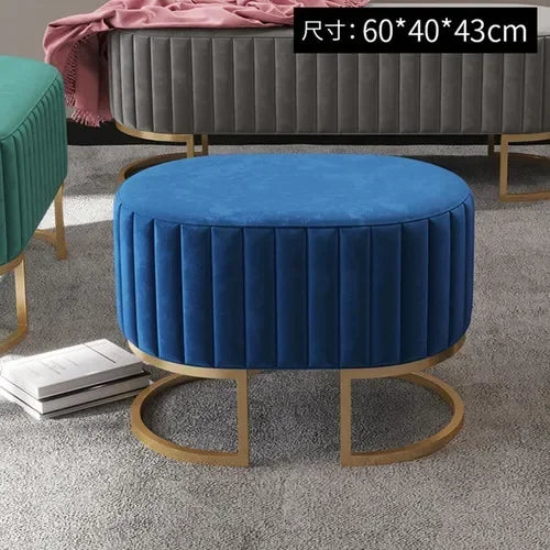 Ottomans Minimalist Shoe Portable Stools Cafe Viila Vanity Stool Home Furniture Portable Stool