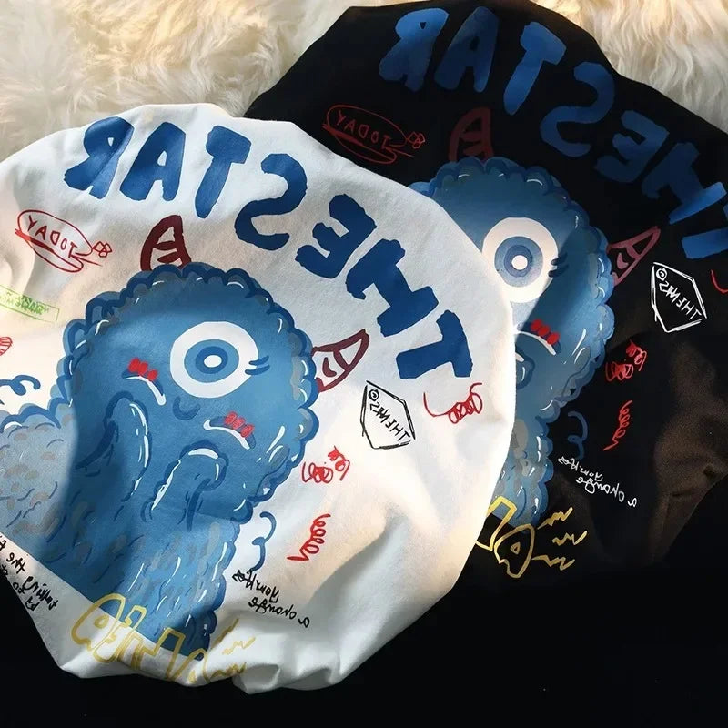 Plus size Top Summer New Short sleeve Women Loose Korean Fashion Oversize Internet Celebri T-shirt Women Ins Super Hot