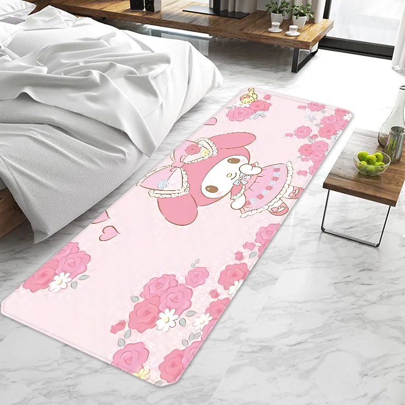Kawaii My Melody Door Mat Entrance Doormat Non-slip Washable Kitchen Carpet Living Room Hallway Rugs Door Mats Bathroom Bath