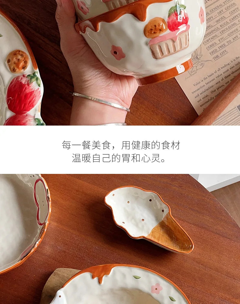 Cute Strawberry Bowl