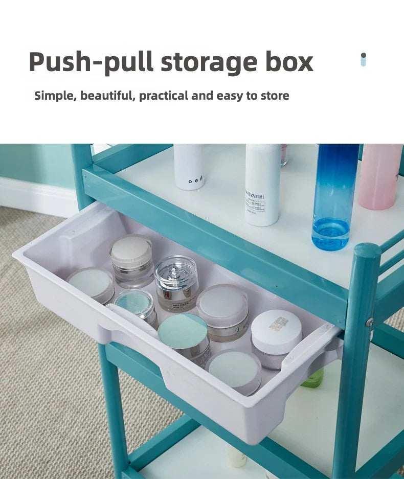 Luxury Salon Equipment Furniture Pink Gold Massage Table Set Modern Lay Down Eyelash Facial Bed